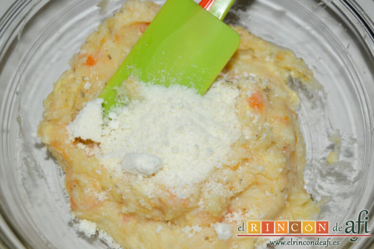 Pasteles de papa y zanahoria, receta paso a paso