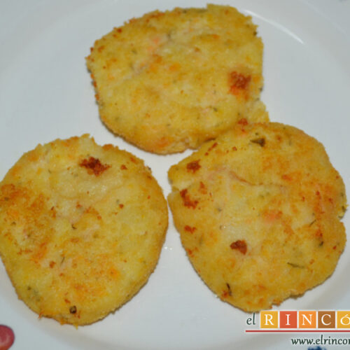 Pasteles de papa y zanahoria